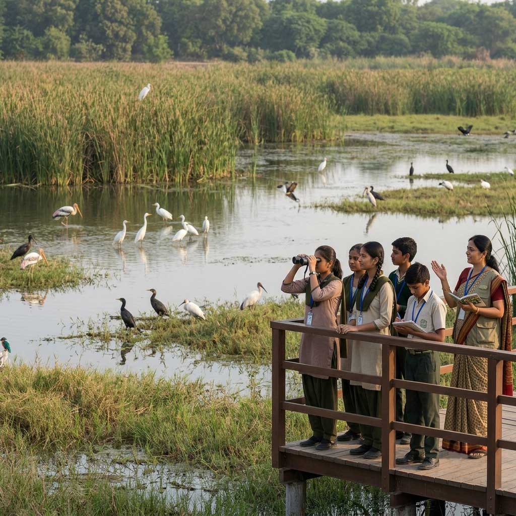 Okhla Bird Sanctuary, Noida